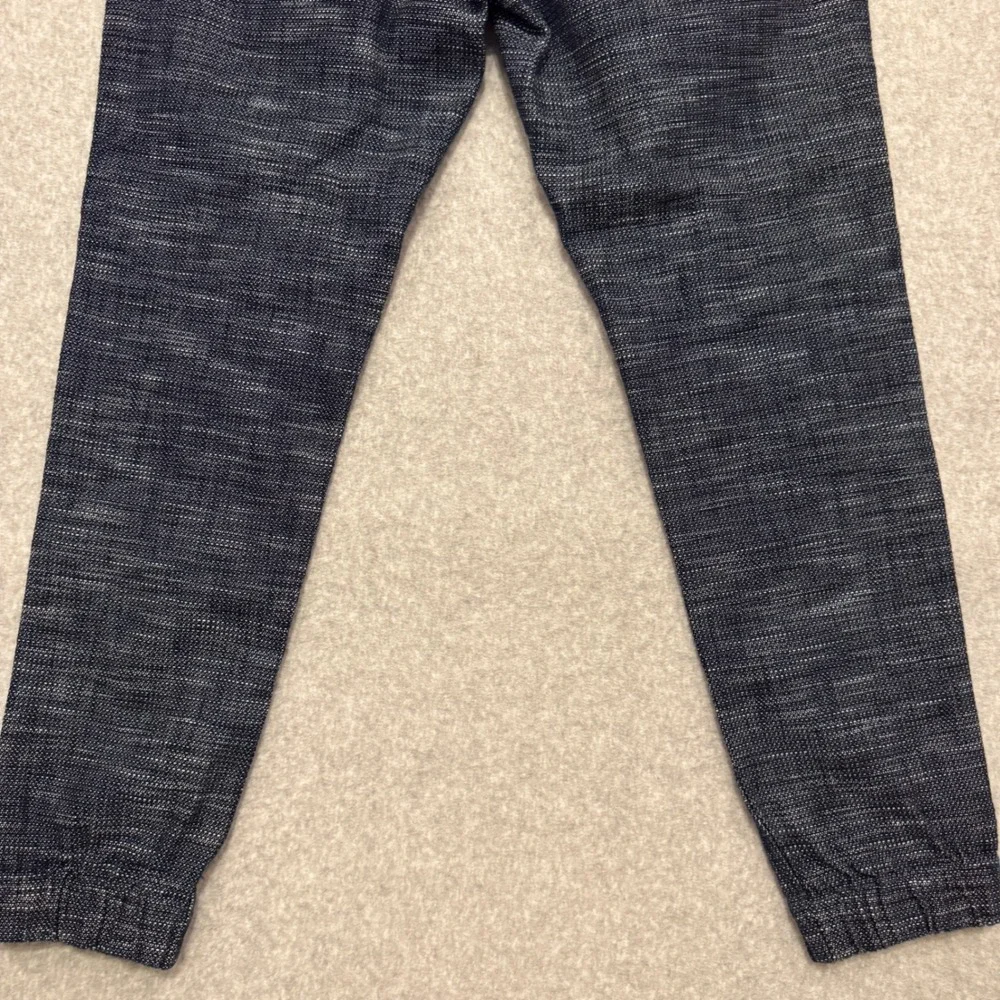 Taylor Stitch Navy Apres Organic Cotton Jogger Pants Mens Medium Drawstring